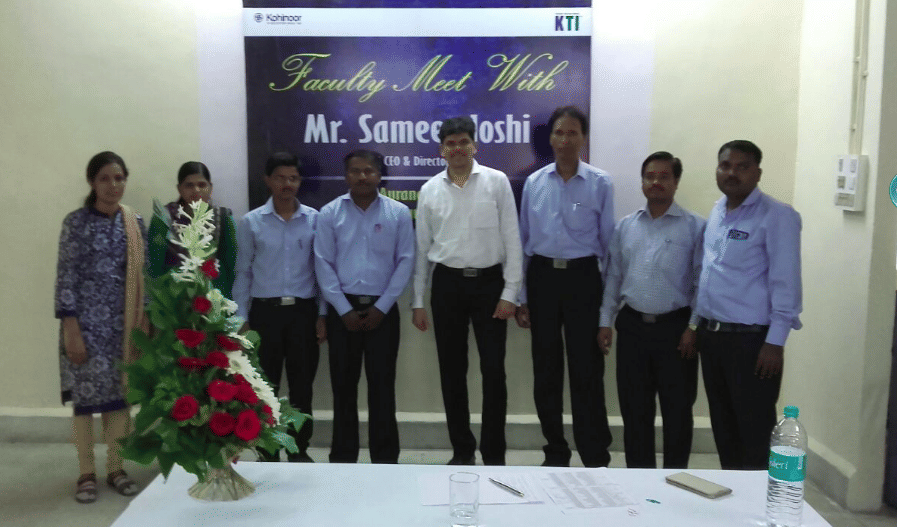 Kohinoor Technical Institute Mumbai CEO Sameer Joshi Meet and Greet Faculty photo 4
